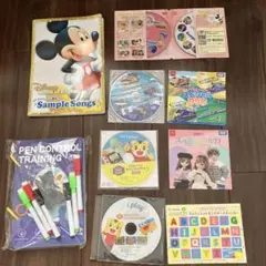 ディズニー英語　こどもちゃれんじ English DVD 知育玩具セット