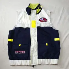 90s TOMMYHILFIGER　セーリングベスト　hiphop