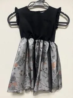 【★美品】Hiromichi Nakano 花柄 チュールワンピース 90のサムネイル