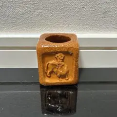 染付菱馬蓋置 茶道具懐石茶箱鵬雲斎坐忘斎淡々斎即中斎茶碗香合棗水指