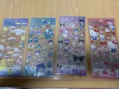 サンリオ可愛いクリアキャンディシール　4セット
