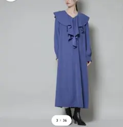 春色　フレアワンピース