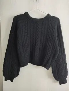 ニット　ブラック