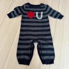 babyGap ストライプロンパース 3-6ヶ月