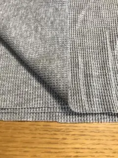 ニット生地　30/-ワッフル　杢グレー　T9105-GR7