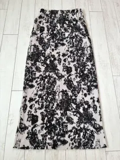 COCA コカ　花柄　プリーツ　ロングスカート