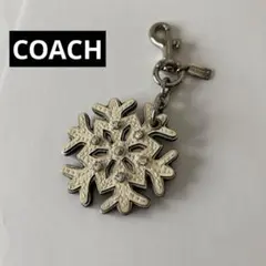 Coach コーチ　雪の結晶 キーホルダー 2009