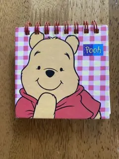 ディズニー　くまのプーさんミニメモ帳