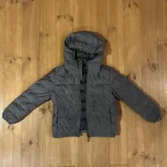 【値下げ】ユニクロ　ライトウォームパデットパーカー　130