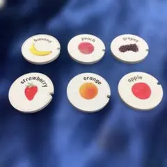 美品　こどもちゃれんじ　ぷち　イングリッシュ　くだものパーツ６枚