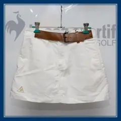 Le Coq Sportif　ミニスカート　ゴルフウェア　ベルトデザイン