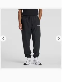 new balance ウーブントラックジョガーパンツ 裏メッシュ S