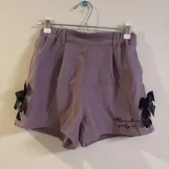 【美品】ALGY リボン付きショートパンツ　140