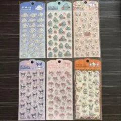 サンリオ　ぷくっとシール　6枚セット