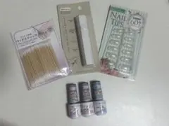 ジェルネイルセット ネイルチップ UVライトのサムネイル