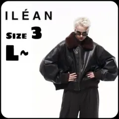 美品❤️ILEAN 2WAY VOLUME FLIGHT JACKET サイズ3