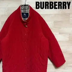✨BURBERRY バーバリー キルティングジャケット ノバチェック レッド✨