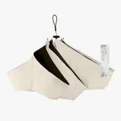 日傘 軽量 折りたたみ傘 晴雨兼用 コンパクト UVカットベージュ ケース付き