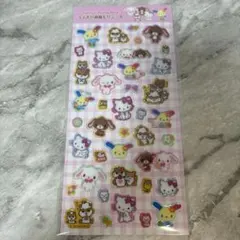 サンリオ　ラメ入り樹脂もりシール サンリオキャラクターズ