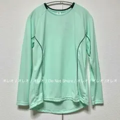 新品 MIZUNO ミズノ スポーツウェア 長袖 レディース アクアグリーン L