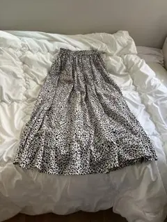 ヒョウ柄ロングスカート