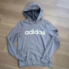 adidas neo フード付きパーカー Mサイズ グレー