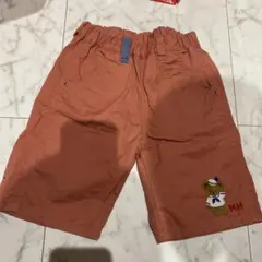 オレンジ クマ刺繍 ボトムス 90