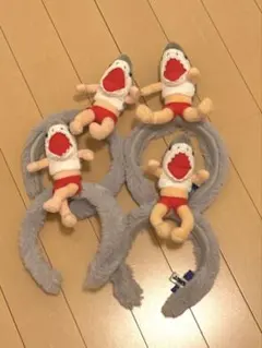 ユニバ USJ カチューシャ 被り物 JAWS ジョーズ サメ人間 鮫人間