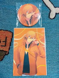 うたプリ ブロッコリー くじ D賞 缶バッジ ポストカード ポスカ レン