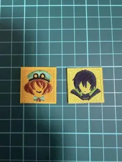 コンパス 刺繍ステッカー テスラ、零夜