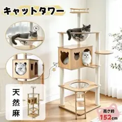 ハイグレード キャットタワー 北欧風 天然無垢材 ◎新品◎ 送料込み