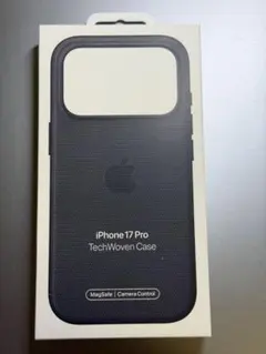 Apple純正 iPhone17 Pro TechWovenケース 블랙