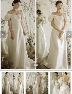 ⭐︎セット⭐︎ウェディングドレス,ベール2種,ビスチェ,グローブ