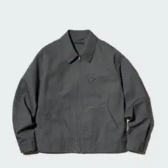 UNIQLO ジップアップブルゾン ダークグレー ジャケット Lサイズ