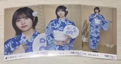 乃木坂46 生写真 2025浴衣 3種コンプ 中西アルノ