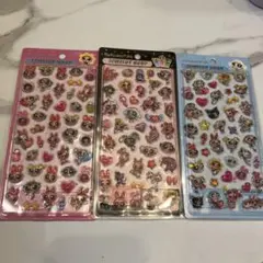 パワパフ　パワーパフガールズ　可愛いキャラクターシール3枚セット