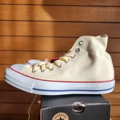 未使用 箱あり コンバース CONVERSE きなり 生成 25cm