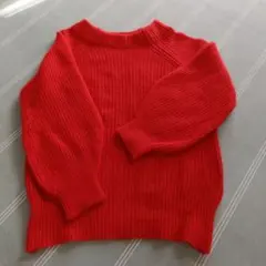 大人カジュアル♪スピックアンドスパン　ニット　赤系