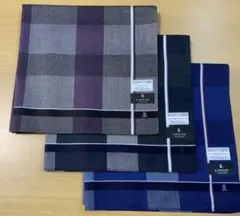LANVIN ランバン　紳士用ハンカチ 3枚セット
