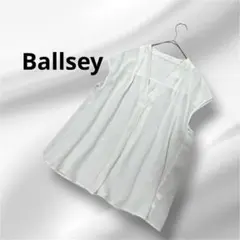 Ballsey Ｖネック　タック入ジョーゼットブラウス とろみのサムネイル