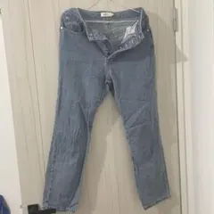 earth ハイウエスト デニムパンツ