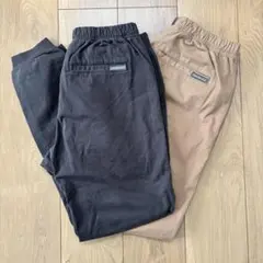 オッシュマンズ別注　グラミチNNリブパンツ　ブラックとベージュの2本セット送料込