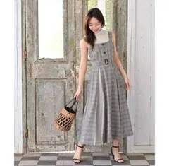 チェック×チュール切替ジャンドレ／アール・ピー・エス（r.p.s）