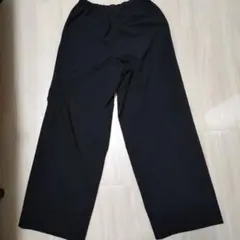 新作ワイドパンツ イージーパンツ ブラック