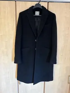 ナノユニバース チェスターコート ブラック Mサイズ