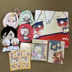 まふまふ ブランケット・ポーチ・パスケース　等グッズ12点セット