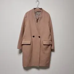 UNITED ARROWS コート　ウール100% ピンクベージュ　38 美品