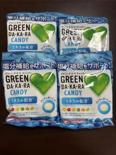 LOTTE GREEN DA KA RA CANDY 4袋セットのサムネイル