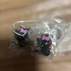 ガチャ　ハローキティ めじるしアクセサリー 2個セット