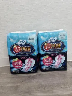 ソフィ 涼肌！超熟睡360 生理用ナプキン 12枚入り 2袋セットのサムネイル